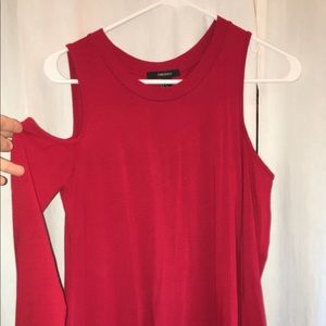 Red Dress with Cutouts